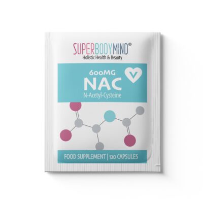 NAC N-Acetyl-Cysteine 600mg 120 Capsules Ⓥ